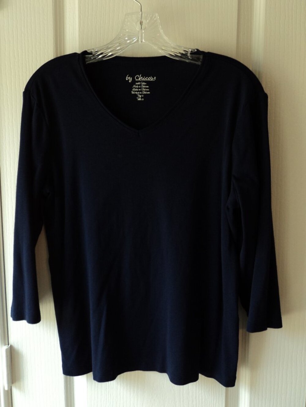 Women's LS Pullover V-Neck Sweater